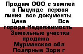 Продам ООО с землей в Пицунде, первая линия, все документы › Цена ­ 9 000 000 - Все города Недвижимость » Земельные участки продажа   . Мурманская обл.,Полярные Зори г.